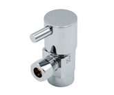 Contemporary Lever Handle with 1/4 Turn Ceramic Disc Cartridge Valve - Lead Free - Angle (1/2" Female IPS)